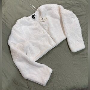 Windsor Essential Faux Fur Bolero Jacket